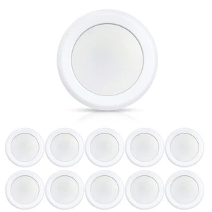10er Pack 6 Zoll LED Dimmbar Unterputz Deckenleuchte, 16,5W Aufputz Di... - Bild 1 von 8