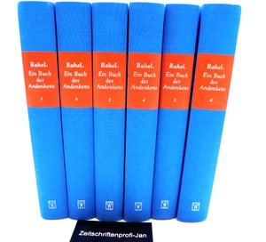 Rahel Ein Buch des Andenkens für Ihre Freunde Band 1-6 gebundene Ausgabe - Bild 1 von 5