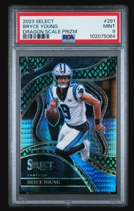 2023 Panini Select Bryce Young Club Level Dragon Scale /70 (RC) PSA 9 12A - Picture 1 of 2