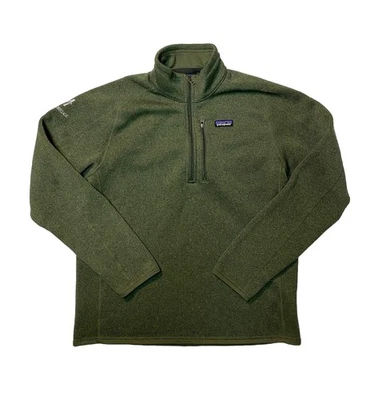Patagonia Better Fleece Sweater Mens Large Green 1/4 Zip Jacket Pullover - Image 1 of 4