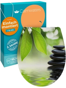 WC-Sitz Motiv Wellness Oase Absenkautomatik Made in EU Antibakteriell Abnehmbar - Bild 1 von 11