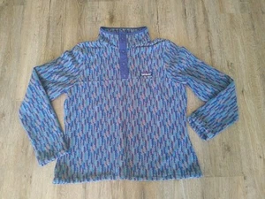 Pullover Patagonia Mujer Micro D Snap-T Polar Estampado Azul M - Imagen 1 de 6