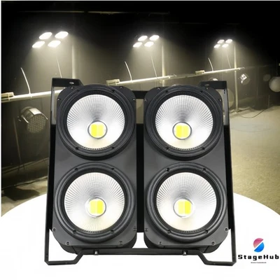 4 eyes 4x100w warm white 2in1 COB LED Blinder light DMX audience matrix dj Light - Image 1 of 4