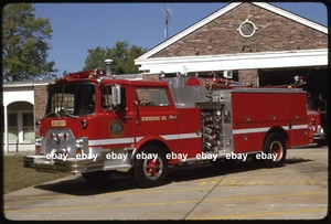 Edison NJ E12 1978 Mack CF 1989 Pierce pumper Fire Apparatus Slide - Picture 1 of 1