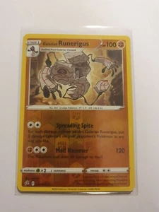 Galarian Runerigus 102/192 Pokemon TCG Karte SWSH Rebel Clash Rare Reverse Holo  - Bild 1 von 1