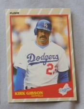 1989 Fleer SuperStars  #16 Kirk Gibson Los Angeles Dodgers Baseball Card