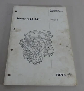 Manual De Taller Documentación Técnica Opel Motor X 20 DTH Estado 10/1997 - Imagen 1 de 1