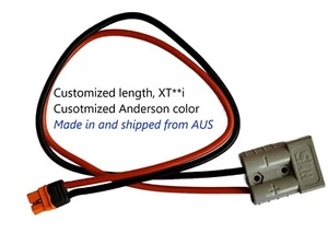 Custom cable XT60i/90i to Anderson plug . Customized length, connector config. - Picture 1 of 4