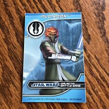 Star Wars Clone Wars CW galactic battle game card PLO KOON