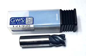 3/4" GWS HARTMETALLENDFRÄSE 5 FLUTE VARIABLE HELIX 0,06 RADIUS nACo BESCHICHTETES CNC-WERKZEUG - Bild 1 von 5