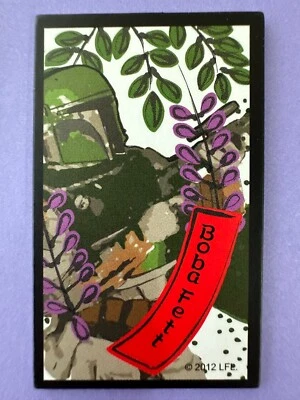 Beverly BOBA FETT STAR WARS HANAFUDA  TCG Card  from Japan Imported - Image 1 of 3