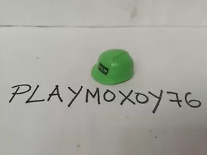 PLAYMOBIL. TIENDA PLAYMOXOY76. CASCO VERDE OBRERO CONSTRUCCION. - Picture 1 of 1