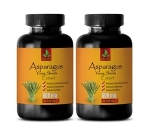 cardiovascular wellness - ASPARAGUS YOUNG SHOOTS - asparagus tablets 2 BOTTLE - Picture 1 of 12