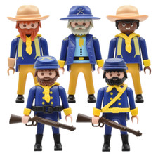 Playmobil Figura Occidentale Acw Nordisti Yankees Unionstruppe