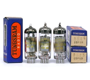 ONE EBF89/6DC8 TUNGSRAM NOS Tube Röhre Valve Lampe Valvula Valvola 진공관 真空管 电子管 - Bild 1 von 1