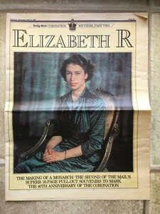 40th Anniversary Coronation Queen Elizabeth II - Daily Mail Souvenir Part 2 - Bild 1 von 3