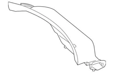 Acabamento genuíno da tampa do porta-malas Mercedes-Benz 2014-2019 CLA250 CLA45 117-690-72-00-9E83 - Imagem 1 de 2