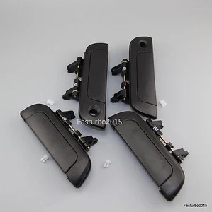 4PCS Outside Door Handle Front Rear Right Left for 95-01 Suzuki Baleno Esteem US - Picture 1 of 6