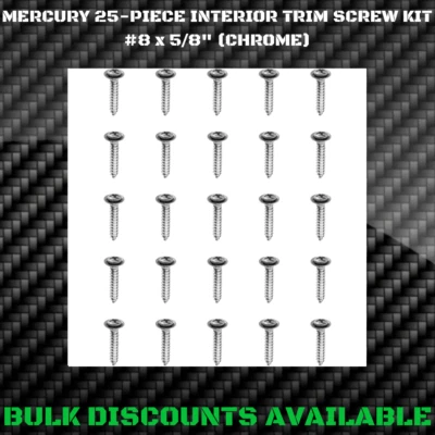 1957+ Panel interior Mercury Colony Park tablero bisel pilar moldura moldura cromo Foto 1 de 3