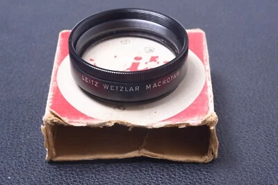 ✅ LEICA, LEITZ MACROTAR CLOSE-UP VIa 16531 GENUINE LENS FILTER W/ BOX 106-3 - Image 1 of 2