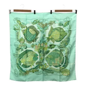 Hermes Vintage Rare scarf Carre 90 grands Fonds Silk from japan - Picture 1 of 24