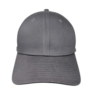 New Era Fitted Hat Gray M/L Lightweight Vented Holes 6 Panel 39Thirty Blank - Picture 1 of 8