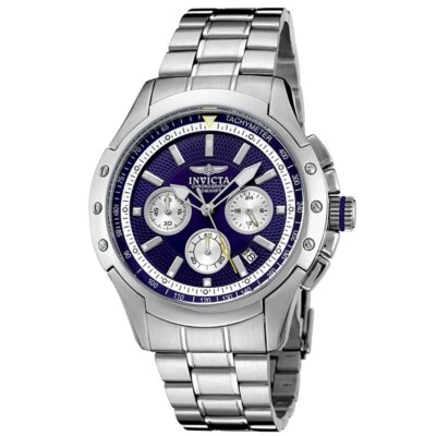 Invicta 6192 Hombre Invicta II Cronógrafo Acero Inoxidable Esfera Azul Funcionando Foto 1 de 4