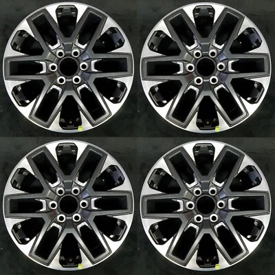 Toyota Tundra Sequoia Machined Black OEM Wheel 20” 2022-2024 Set of 4 Rim 75276B - Image 1 of 4