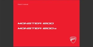 2019 Ducati Monster 1200 and Monster 1200 S Maintenance and Owners Manual - Bild 1 von 7