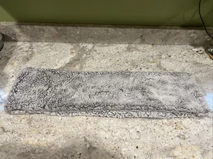 Sciarpa donna LOFT pelliccia sintetica morbida morbida BIANCA grigia infinito - Foto 1 di 12