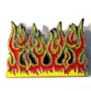 SPILLA CAPPELLO O GIACCA FIAMME351 nuova giacca bavero metallo fuoco fiamma calda fuochi - Foto 1 di 1