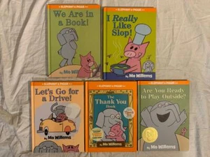 Lot 5 Mo Willems Elephant & Piggie Hardcover Books Very Good Condition - Picture 1 of 3