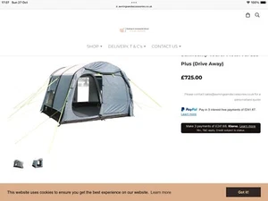 Sunncamp Airvolution Driveway Awning - Picture 1 of 3