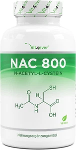 NAC - N-Acetyl L-Cystein 180 Kapseln Mit Je 800 Mg - 6 Monatsvorrat - Vegan - Bild 1 von 7
