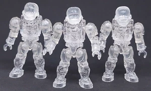 Mega Bloks Construx HALO Active Camo Armor Spartan Eva Clear Transparent Lot 3 - Picture 1 of 5