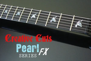 Colombe ABALONE Vinile Colomba Fret Marcatori Intarsi Adesivi Decalcomanie per CHITARRA e BASSO - Foto 1 di 4