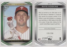 2019 Topps Gallery Masterpiece Green /250 Rhys Hoskins #MP-19