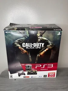 SONY PlayStation 3 PS3 160GB Slim Call of Duty: Black Ops Bundle Console System - Picture 1 of 24