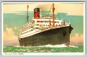 Cunard R. M. S. Samaria Ship Boat Postcard - M4 - Picture 1 of 2