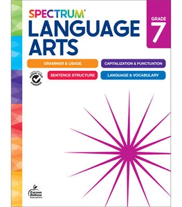 Spectrum Language Arts Workbook Grade 7 (192 pages) - Picture 1 of 4