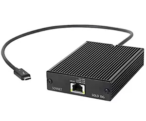 Sonnet Technologies Solo 10G Thunderbolt 3 to 10GBASE-T Ethernet Fanless Adap... - Picture 1 of 4