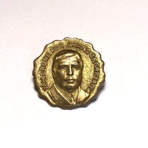 Early Masonic Lodge Coat Button Mason Lodge Campaign Grand Secretary 1940s 1950s - Picture 1 of 4