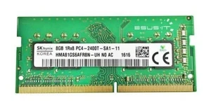 Memoria RAM 1x 8GB Hynix SO-DIMM DDR4 2400MHz PC4-19200 HMA81GS6AFR8N-UH laptop - Foto 1 di 1