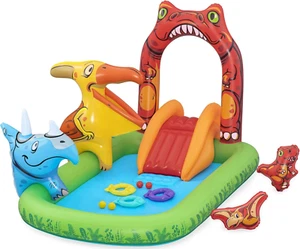 H2OGO! Jurassic Splash Kids Inflatable Water Play Center (7'11" X 55" X 54") | O - Picture 1 of 11