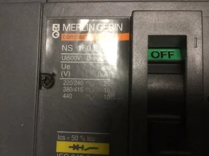 MERLIN GERIN NS160E Interruttore Compact NS160E - 4 POLI Nuovo , Mai Utilizzato, - Foto 1 di 4