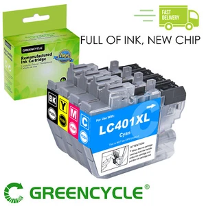 CYBM LC401XL Tintenpatrone Farbe für Brother MFC-J1010DW MFC-J1170DW J1012DW - Bild 1 von 11