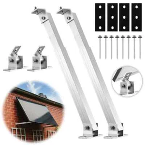 Solar Panel Mounting Brackets Adjustable Angle ABS Tilt Mount Fixing Wall Roof - Picture 1 of 20