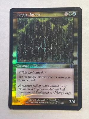 MTG - Jungle Barrier - Apocalypse - Foil - LP - Magic the Gathering  - Image 1 of 2