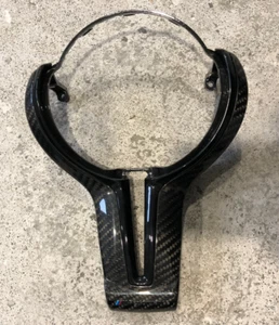 BMW M2 M3 M4 M5 M6 F10 F06 F82 F80 F83 F87 carbon fibre steering wheel trim M - Picture 1 of 3