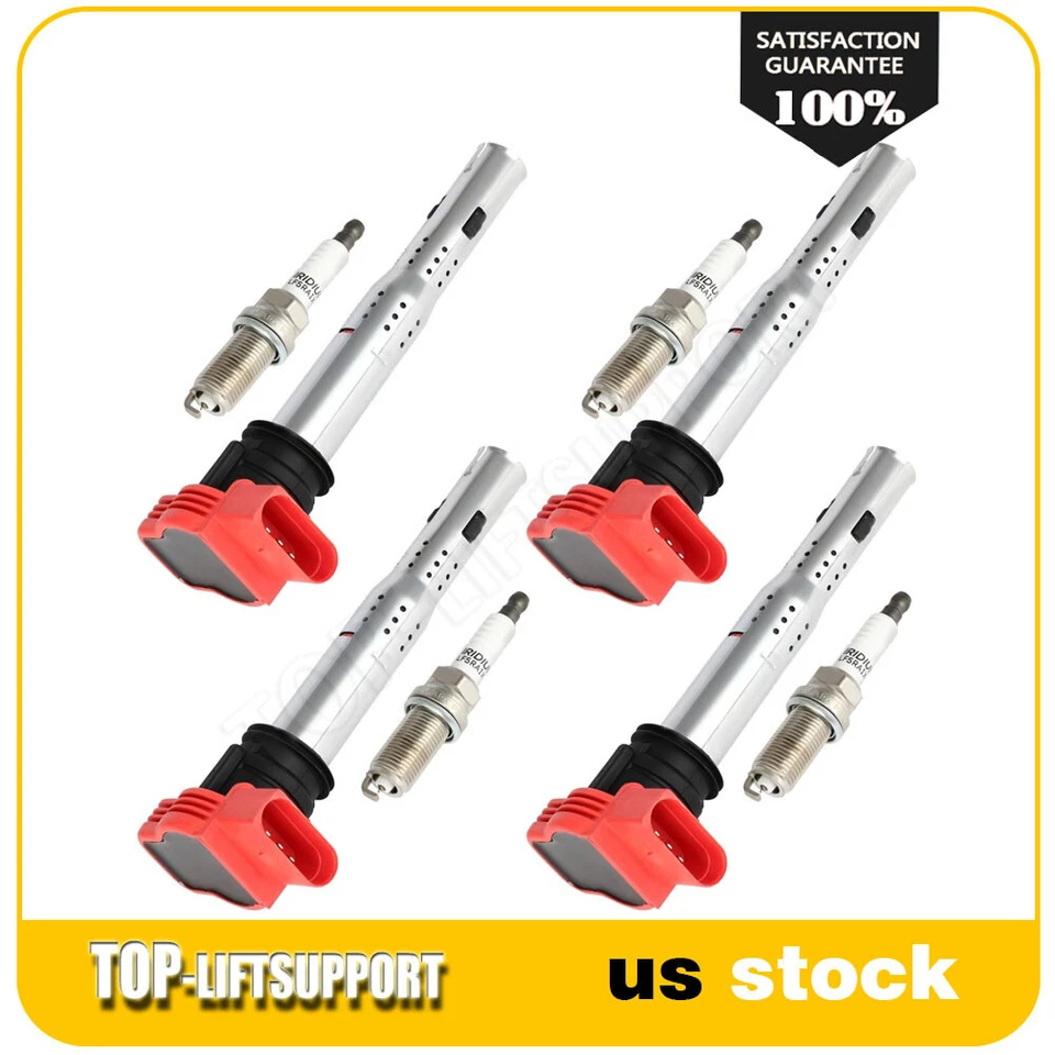 New Ignition Coil and Spark Plugs Kit fits 2010-2015 Audi Q5 UF529 - Image 1 of 1